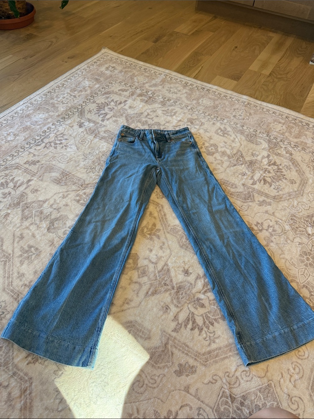 American Eagle Classic Blue Women's Flared Jeans